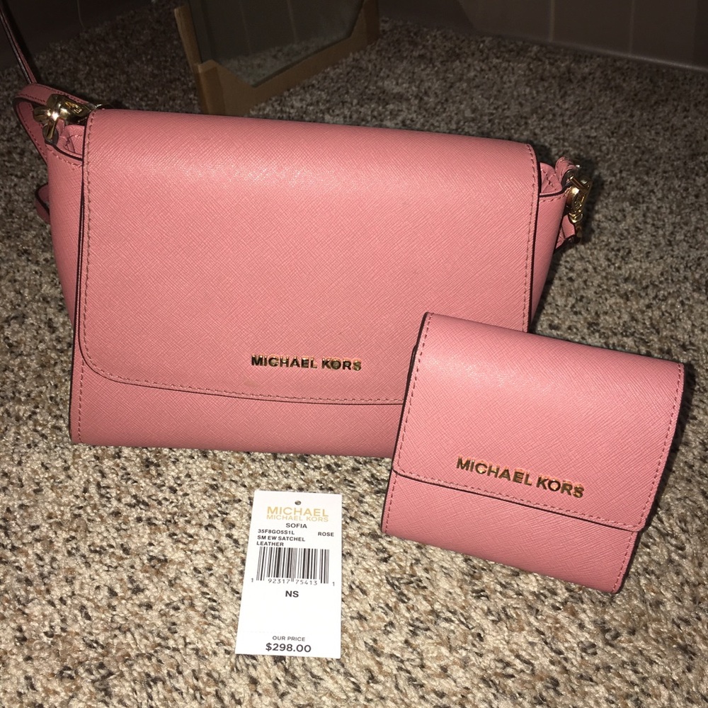 Pink Crossbody w/ Wallet